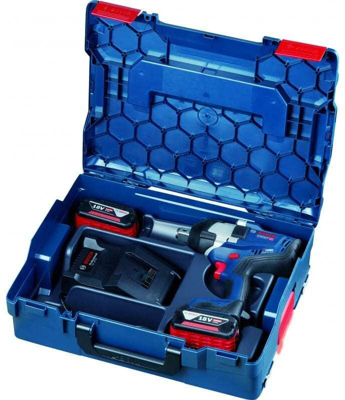 Гайковерт Bosch GDS 18V-1050 H 06019J8522 (с 2-мя АКБ, кейс) Гайковерт Bosch GDS 18V-1050 H 06019J8522 (с 2-мя АКБ, кейс)