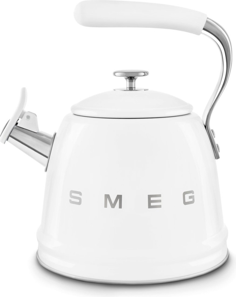 Чайник со свистком Smeg WKF01WH