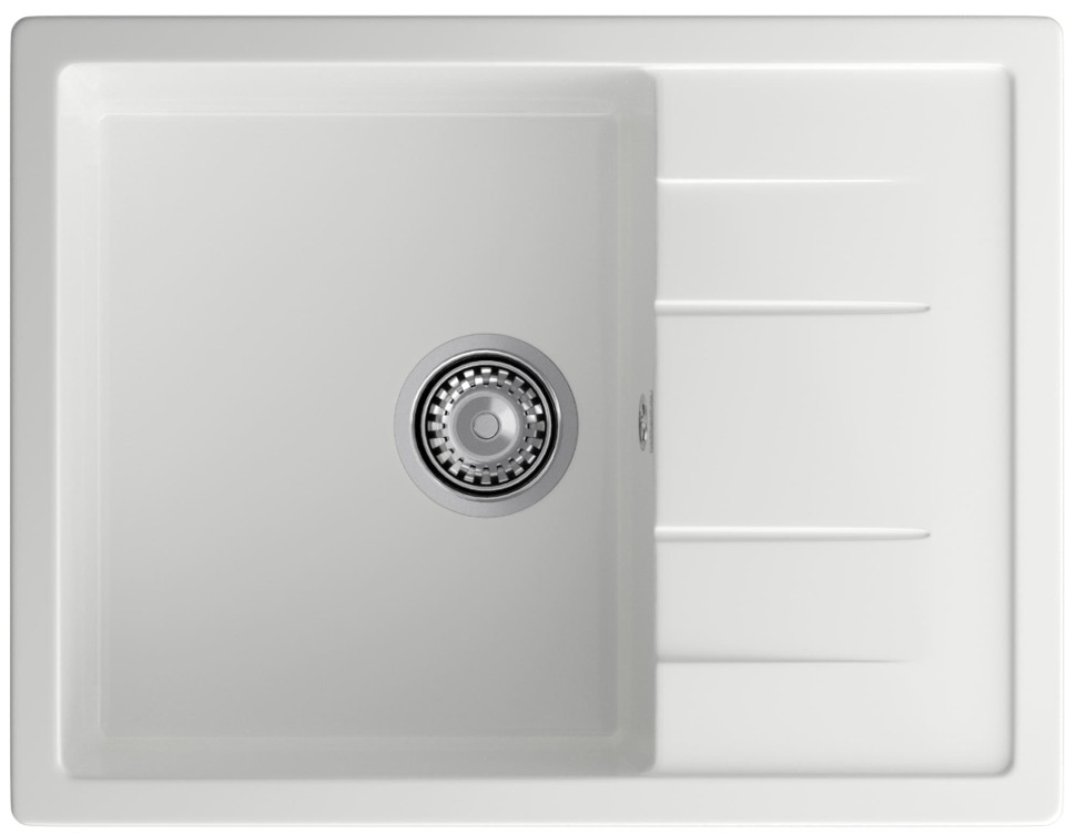 Кухонная мойка GranFest GF-Q650L (иней)