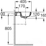 Умывальник Roca Meridian 35x35 (32724C000)