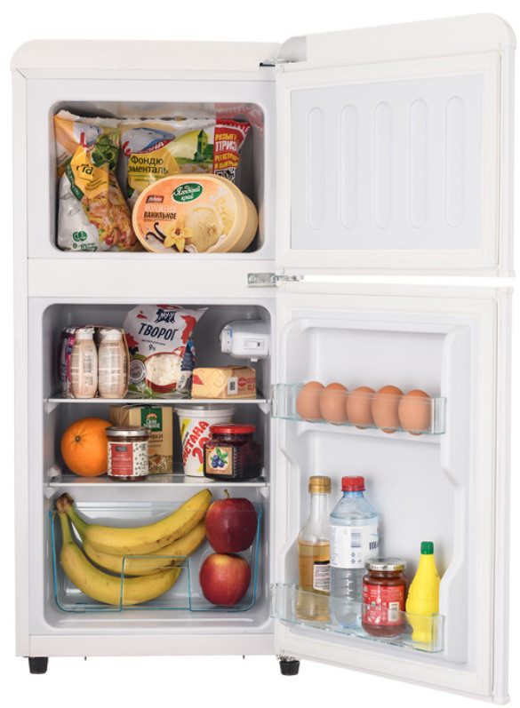 Холодильник с верхней морозильной камерой HARPER HRF-T120M (белый)