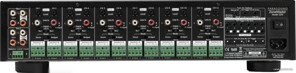 Усилитель мощности Parasound ZoneMaster Model 1250 Усилитель мощности Parasound ZoneMaster Model 1250