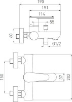Смеситель Ferro Algeo BAG1