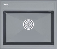 Кухонная мойка Paulmark Stepia-590 PM115951-GRM (серый металлик)