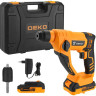 Перфоратор Deko DKCH20 SET (с 2-мя АКБ, кейс) Перфоратор Deko DKCH20 SET (с 2-мя АКБ, кейс)