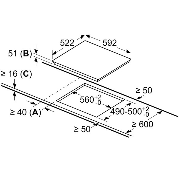 Варочная панель Bosch PUF611FC5E Варочная панель Bosch PUF611FC5E