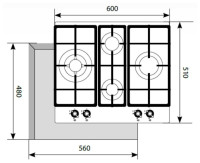 Варочная панель LEX GVE 6043 C IV