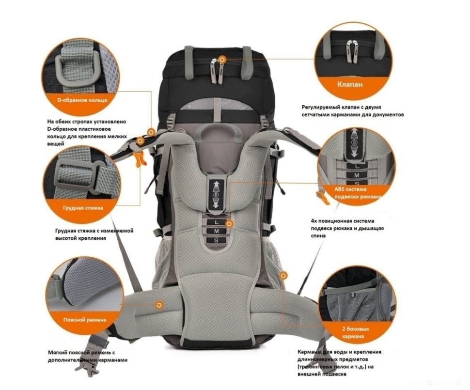 Рюкзак Tramp Thor 90+10 TRP-053 (оливковый)