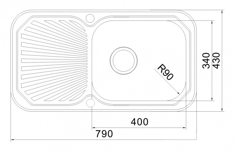 Кухонная мойка Oulin OL-307