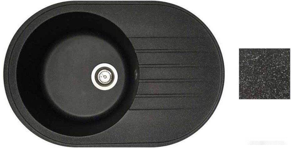 Кухонная мойка БелЭворс Rondo L + смеситель W74004-2 + дозатор L405F (черный) Кухонная мойка БелЭворс Rondo L + смеситель W74004-2 + дозатор L405F (черный)