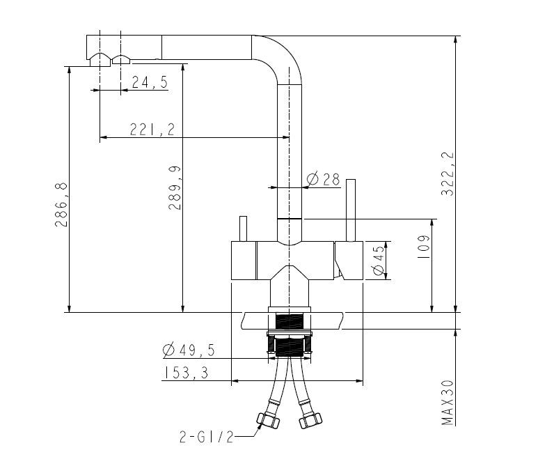 Смеситель Zorg ARGOS PREMIUM PVD Gunblack Смеситель Zorg ARGOS PREMIUM PVD Gunblack