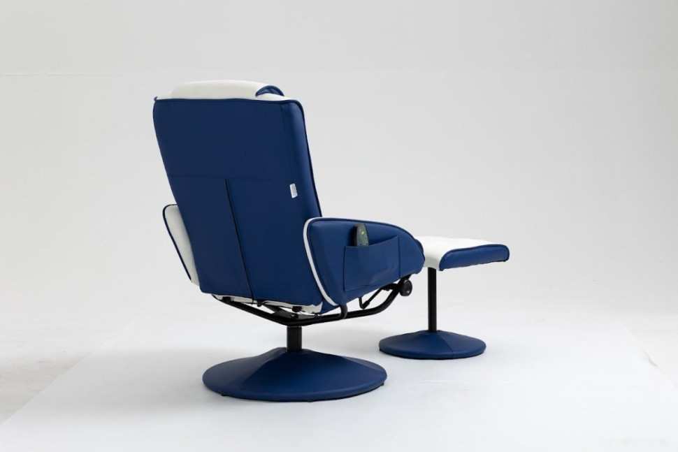 Массажное кресло Angioletto Barone Blu Bianco Массажное кресло Angioletto Barone Blu Bianco