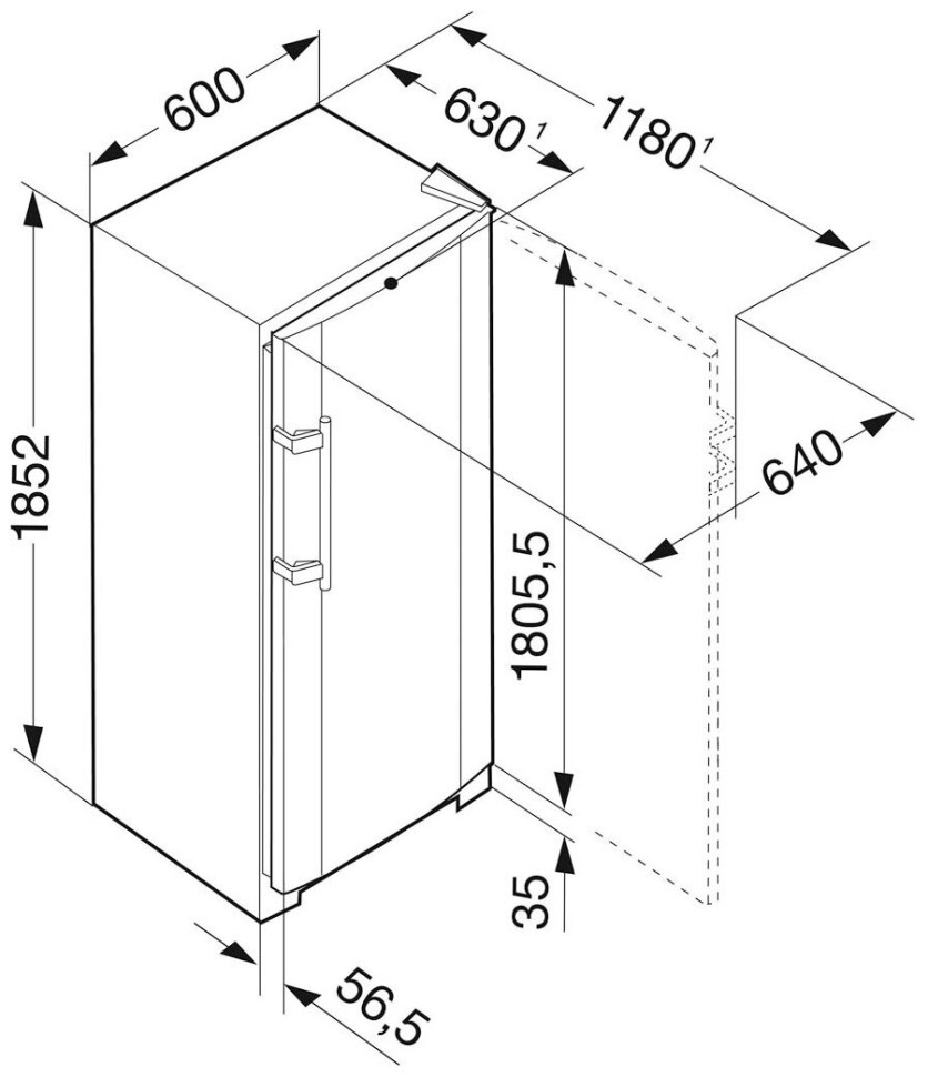 Морозильник Liebherr SGNesf 3063 Морозильник Liebherr SGNesf 3063