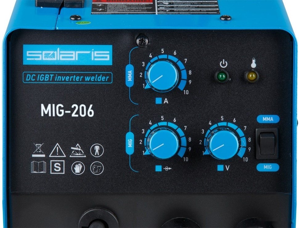 Сварочный инвертор Solaris MIG-206 Сварочный инвертор Solaris MIG-206