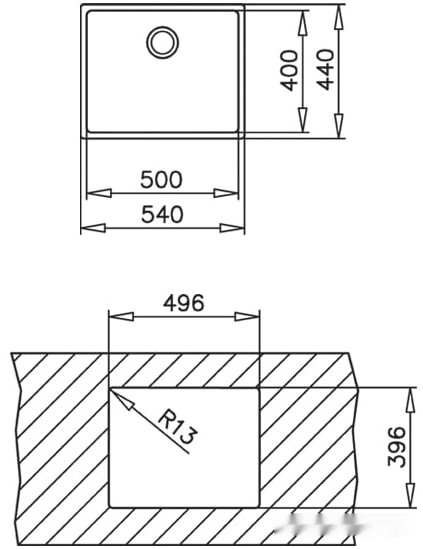 Кухонная мойка Teka Be Linea RS15 50.40 115000005 Кухонная мойка Teka Be Linea RS15 50.40 115000005