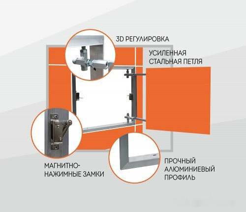 Люк под плитку Lukoff Lider (60x40 см)