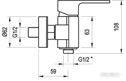 Смеситель Ravak Chrome-CR 032.00/150 [X070043]