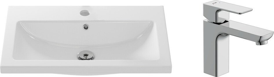 Умывальник Cersanit Como 70 S-UM-COM70/1-w + 63039