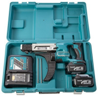 Шуруповерт для гипсокартона Makita DFR550RFE (с 2-мя АКБ, кейс)