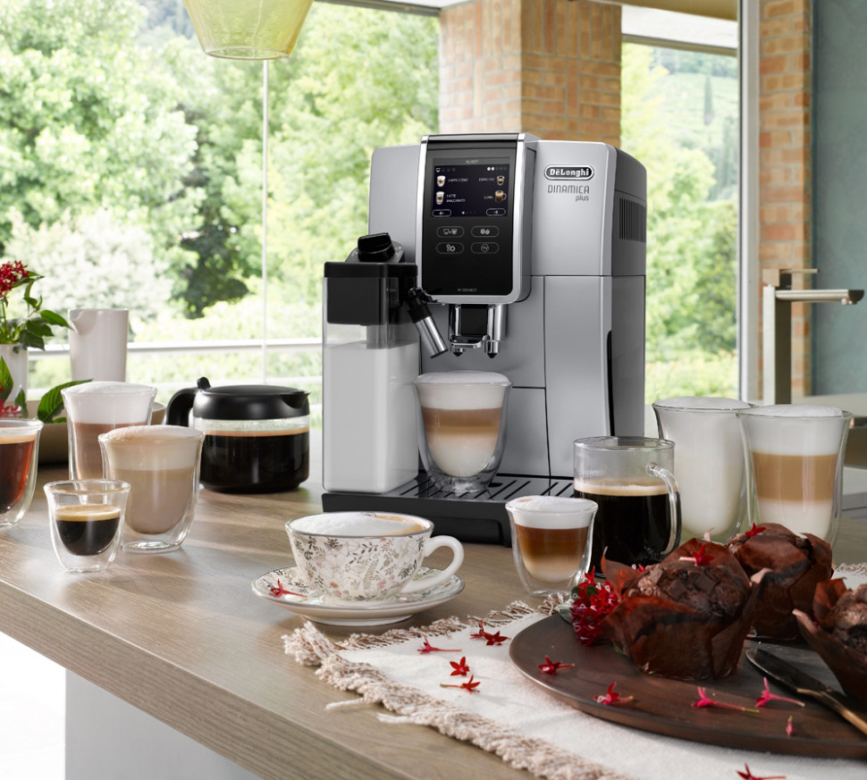 Эспрессо кофемашина Delonghi ECAM 370.85 SB Dinamica Эспрессо кофемашина Delonghi ECAM 370.85 SB Dinamica