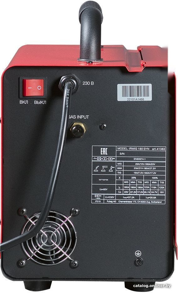 Сварочный инвертор FUBAG IRMIG 180 SYN 41383 Сварочный инвертор FUBAG IRMIG 180 SYN 41383