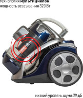 Пылесос JVC JH-VC310