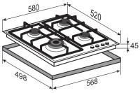 Варочная панель Zigmund &amp; Shtain M 26.6 W