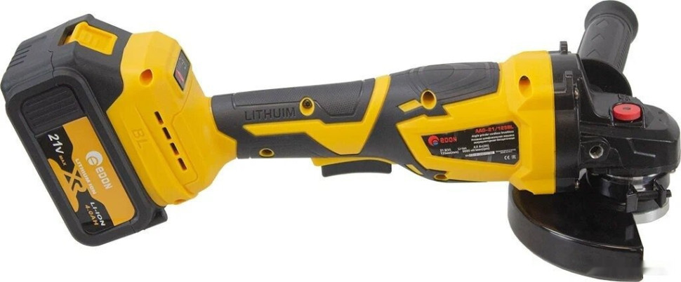 Угловая шлифмашина Edon AAG-21/125BL (с 2-мя АКБ, кейс) Угловая шлифмашина Edon AAG-21/125BL (с 2-мя АКБ, кейс)