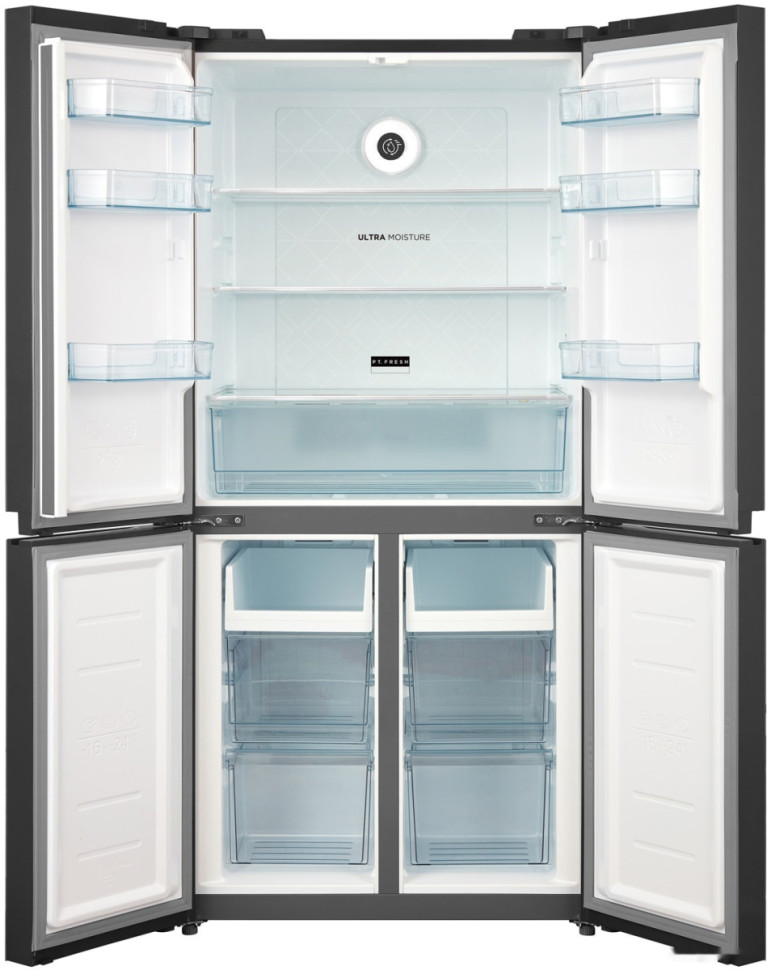 Четырёхдверный холодильник Hyundai CM5005F