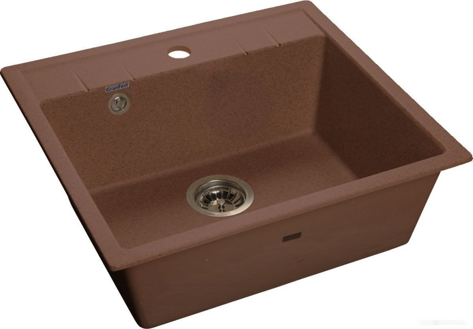 Кухонная мойка GranFest Quadro GF-Q561 (терракот) Кухонная мойка GranFest Quadro GF-Q561 (терракот)