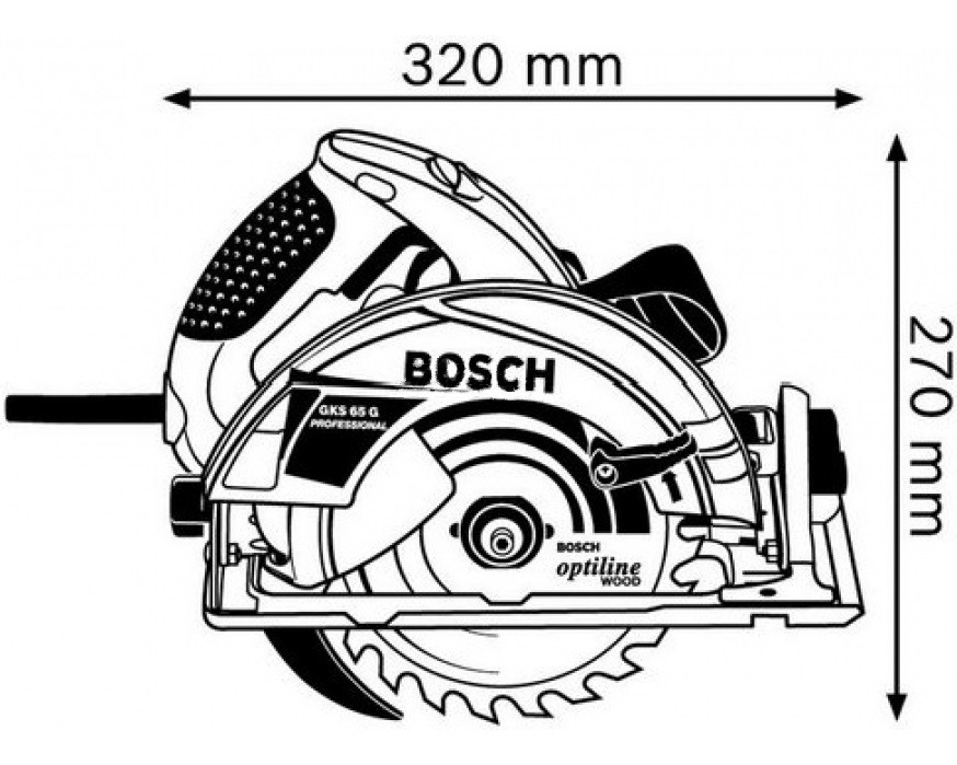 Дисковая пила Bosch GKS 65 G Professional Дисковая пила Bosch GKS 65 G Professional