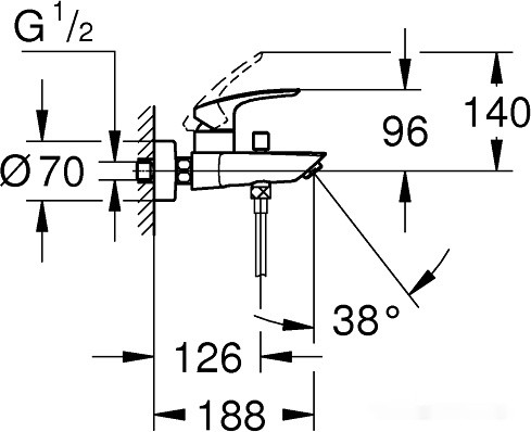 Смеситель Grohe Eurosmart 33302003
