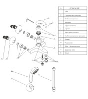 Смеситель Wasserkraft Isen 2601
