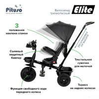 Детский велосипед Pituso Elite (черный)