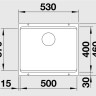 Кухонная мойка Blanco ETAGON 500-U черный 525887
