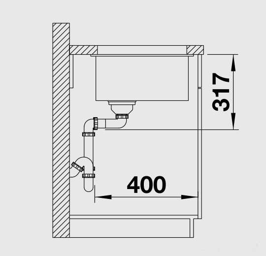 Кухонная мойка Blanco ETAGON 500-U черный 525887