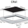 Варочная панель Zorg CR61 black Варочная панель Zorg CR61 black