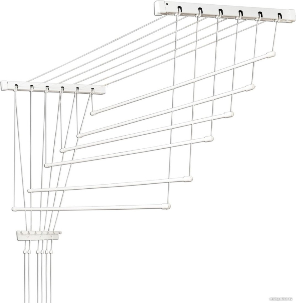 Сушилка для белья Comfort Alumin Euro Premium потолочная 6 прутьев 170 см (алюминий/белый) Сушилка для белья Comfort Alumin Euro Premium потолочная 6 прутьев 170 см (алюминий/белый)
