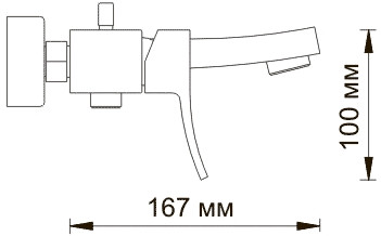 Смеситель Wasserkraft Aller 1061