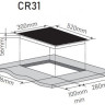 Варочная панель Zorg CR31 black Варочная панель Zorg CR31 black