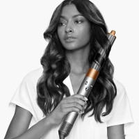 Фен Dyson Airwrap Complete Long HS05 (синий/розовое золото)