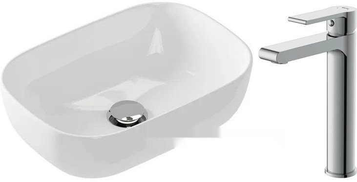 Умывальник Cersanit Moduo Square 50 63570 + 63024