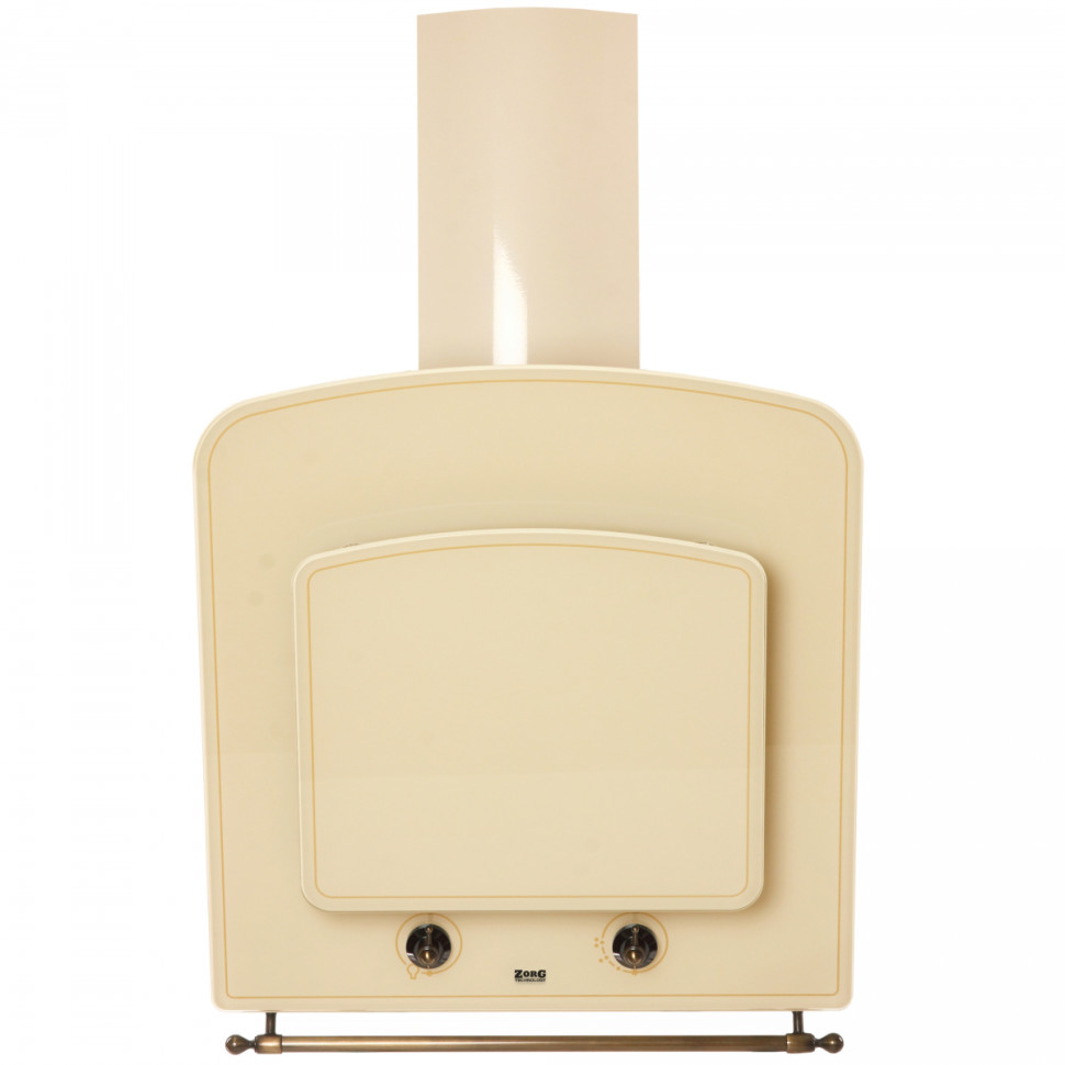 Вытяжка ZorG Technology Classic 750 60 M бежевая + релинг бронза