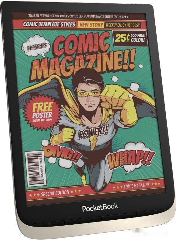 Электронная книга PocketBook 740 Color (серебристый) Электронная книга PocketBook 740 Color (серебристый)