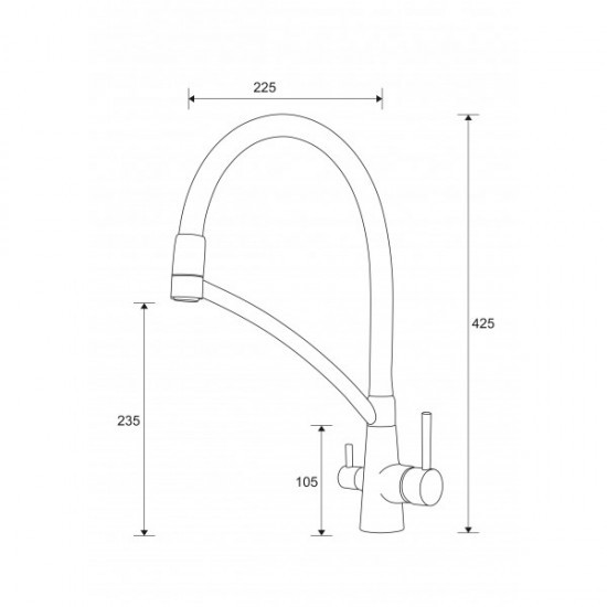 Смеситель Paulmark Siegen Si213111-CRw Смеситель Paulmark Siegen Si213111-CRw