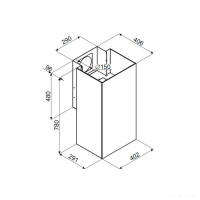Вытяжка Maunfeld Bath Plus 402 (нержавеющая сталь)