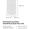 Вытяжка Maunfeld Bath Plus 402 (нержавеющая сталь)