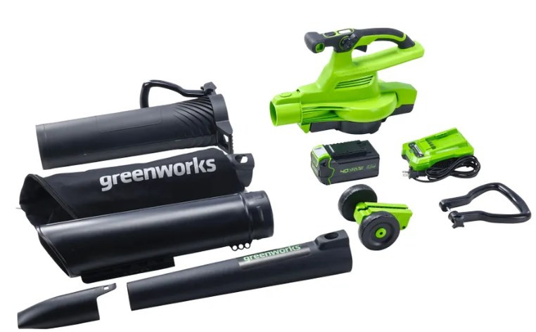 Ручная воздуходувка Greenworks GD40BVII 40V 2406907 (без АКБ) Ручная воздуходувка Greenworks GD40BVII 40V 2406907 (без АКБ)