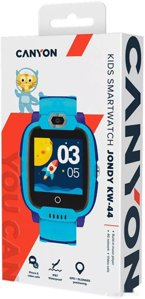 Детские умные часы Canyon Jondy KW-44 (синий) Детские умные часы Canyon Jondy KW-44 (синий)