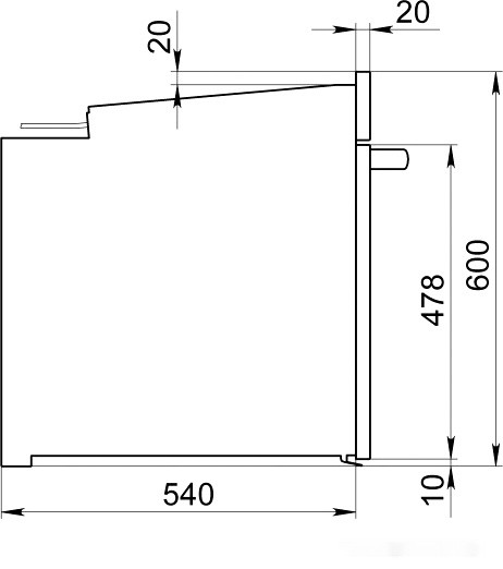 Духовой шкаф KUCHE AGM 167 B